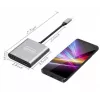 ZENWIRE USB-C hub 4-in-1 adaptér 2x HDMI 4K USB 3.0 Space Gray BYL-2309
