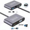 ZENWIRE USB-C multiport adaptér hub 4-in-1 HDMI 4K VGA USB-A Space Gray BYL-2310