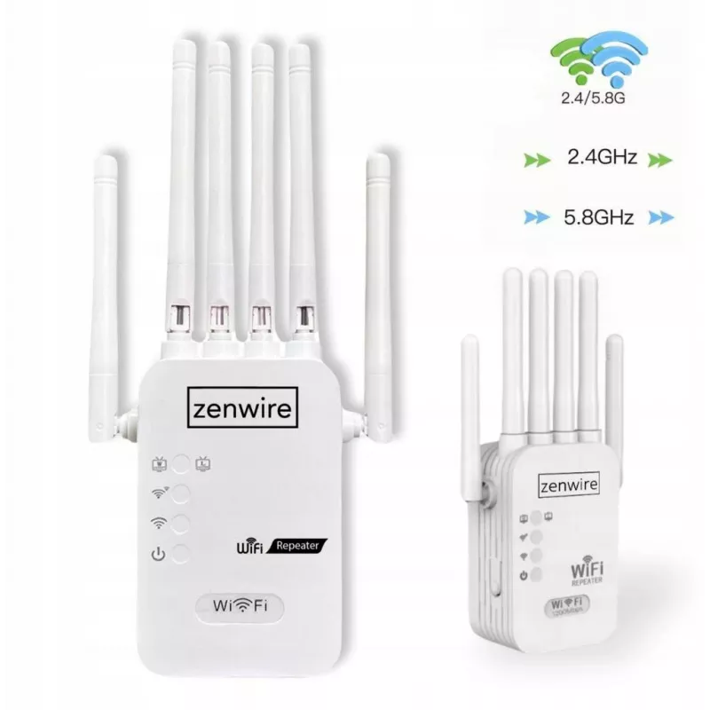 Zenwire WDR611U vonkajší WiFi 5G opakovač extender 300 Mbps