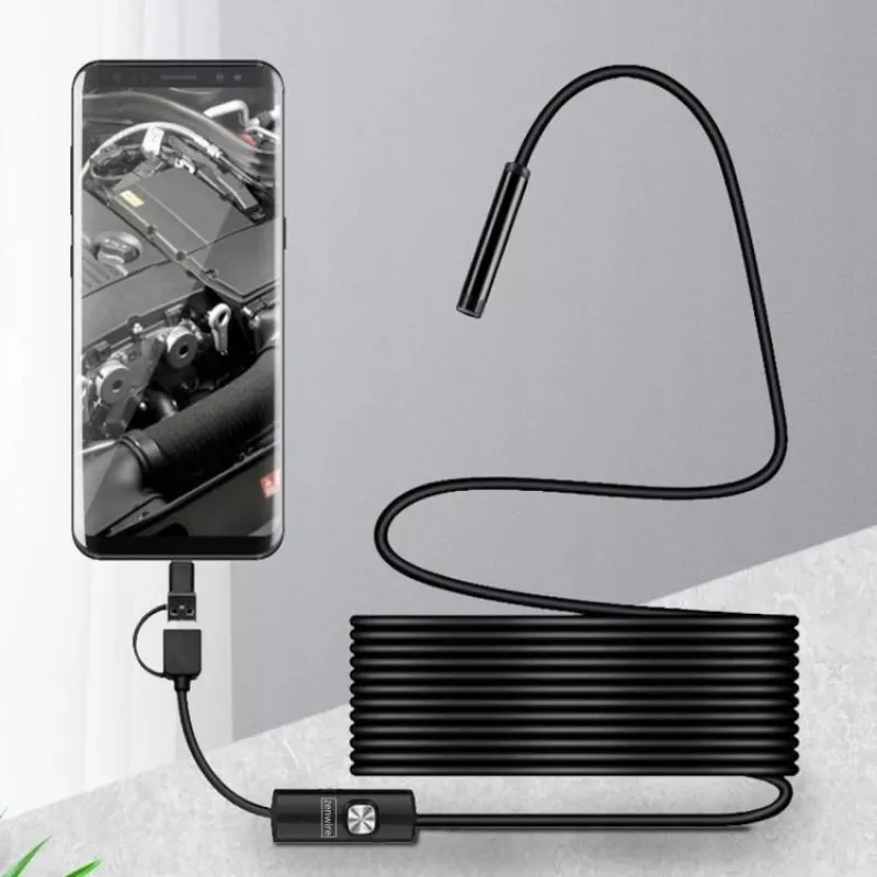 ZENWIRE AN100 USB-C endoskopická inšpekčná kamera 3,5m 1080p IP67 s príslušenstvom