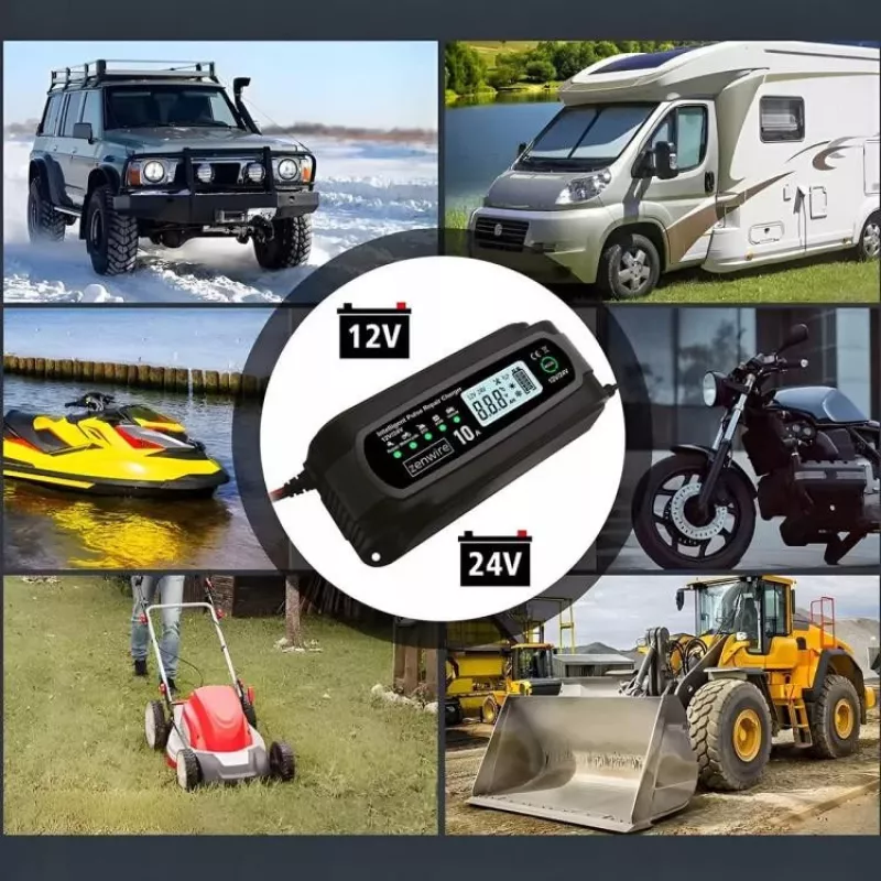 ZENWIRE JMD-10 Smart nabíjačka autobatérií 12V 24V 10A s funkciou opravy