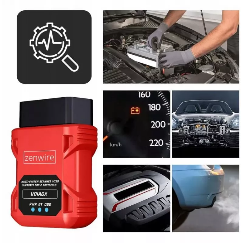 OBD2 diagnostický skener ELM327 VDiagX V016 Bluetooth rozhranie tester
