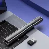 ZENWIRE S9 USB prezentačný laserový ukazovateľ, 2,4 GHz, červený laser, čierna
