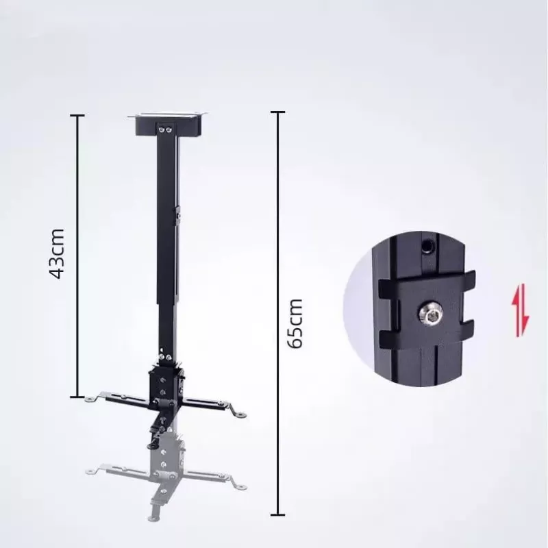 ZENWIRE univerzálny držiak projektora strop/stena čierny 13kg