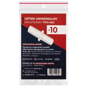 AISKO univerzálny obojstranný ADC náustok pre alkohol tester (10 ks)