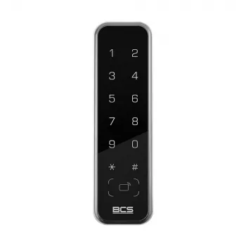 BCS BCS-L-CKRS-M8Z RS485 RFID čítačka, Mifare, 13,56 MHz, IP65, čierna/sivá