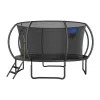 MERACH MR-2429B3 trampolína, 4,5 m (15 ft) okrúhla so záchytnou sieťou, max. 150 kg, 96 pružín
