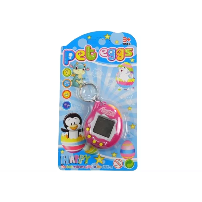 LEAN TOYS Tamagotchi ružová elektronická hra s domácim zvieratkom