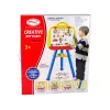 LEAN TOYS stojaca magnetická tabuľa 1200x900mm obojstranná 360° otočná