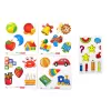 LEAN TOYS stojaca magnetická tabuľa 1200x900mm obojstranná 360° otočná