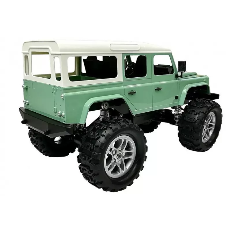 Double E diaľkovo ovládané auto Jeep R/C zelená 7,5 km/h 1:14 2,4G