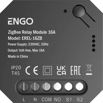 ENGO Controls EREL-16ZB smart relé ZigBee 16A