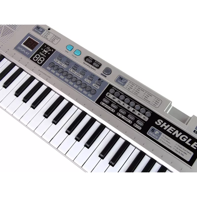 LEAN TOYS Keyboard MQ-6110 mikrofón organ 61 klávesov