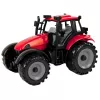 LEAN TOYS malý traktor so sklopnou kapotou, červený, 13 cm