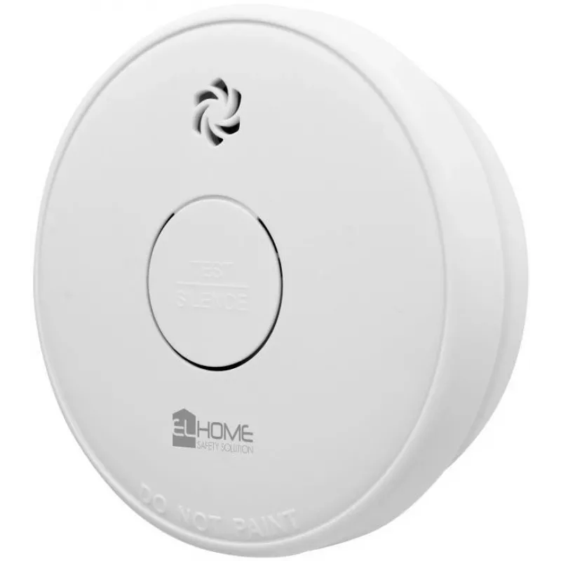 EL-HOME SD-87A2 hlásič dymu - fotoelektrický optický senzor, 9V batéria, biela