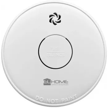 EL-HOME SD-87A2 hlásič dymu - fotoelektrický optický senzor, 9V batéria, biela