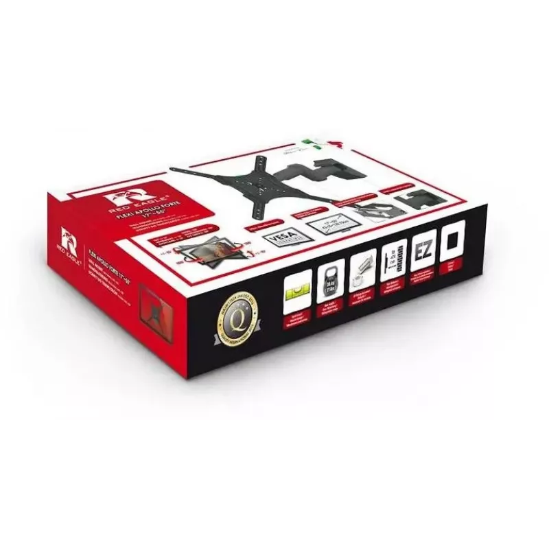 RED EAGLE FLEXI APOLLO FORTE 17-55 Full Motion nástenný držiak na TV čierny