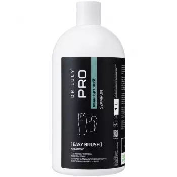 DR LUCY PRO EASY BRUSH 1L šampón pre dlhú, splývavú srsť – rozčesávajúci a uľahčujúci česanie