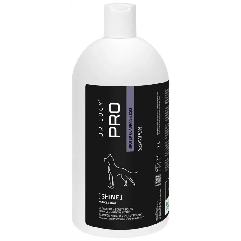 DR LUCY Shine Short Hair psí šampón 1L