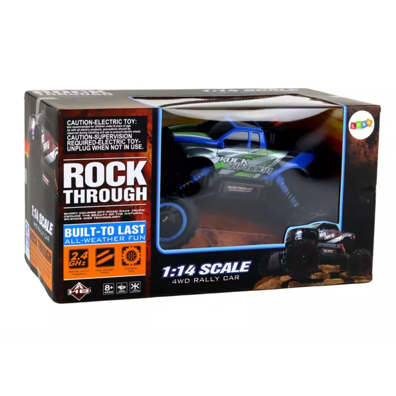 LEAN TOYS offroad diaľkovo ovládané RC auto 1:14 2.4G modré