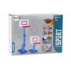 LEAN TOYS basketbalový kôš s nastaviteľným košom a pumpou 138cm modrý