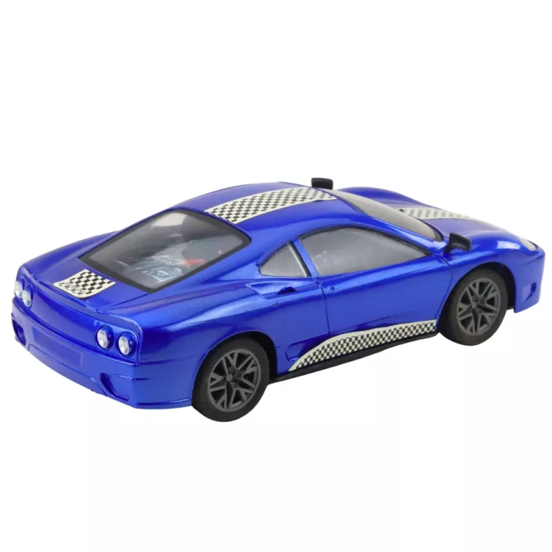 LEAN TOYS RC diaľkovo ovládané auto športové auto so svetlami modré 1:16