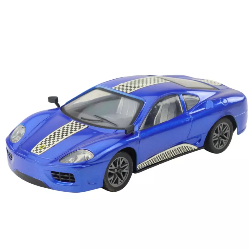 LEAN TOYS RC diaľkovo ovládané auto športové auto so svetlami modré 1:16