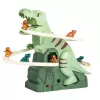 LEAN TOYS dráha šmýkačka dinosaurus lezenie svetlá zvuky