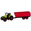 LEAN TOYS sada kamión traktor s prívesom svetlá a zvuky červené