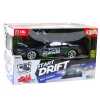 LEAN TOYS driftové auto RC čierne zelené 30km/h 1:16