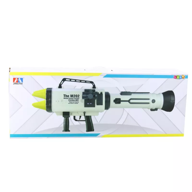 LEAN TOYS obrovský raketomet M202 špongiové strely 68cm