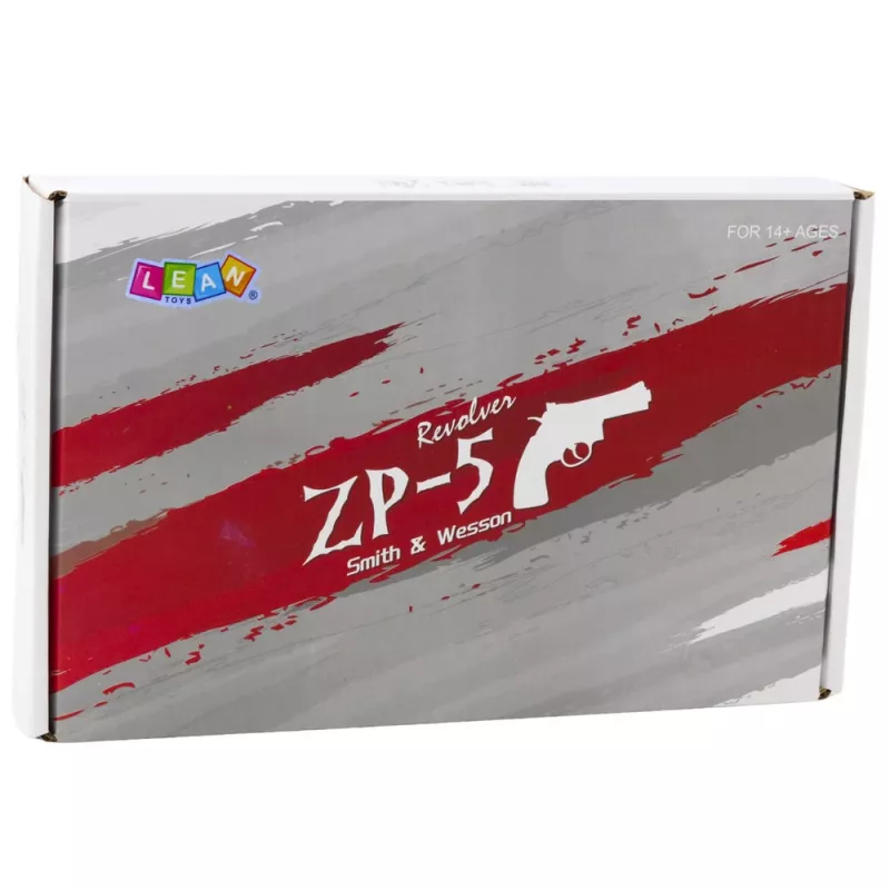 LEAN TOYS Revolver ZP-5 penové náboje vodné gule Hydrogel štít puzdro