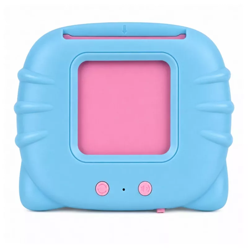 LEAN TOYS Čítačka anglických slovných učebných kariet vzdelávacia hračka modrá