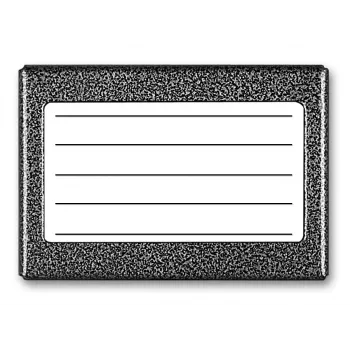 ACO CDN-5N ST podsvietený panel so zvončekovým menovkami (cca 5 záznamov)