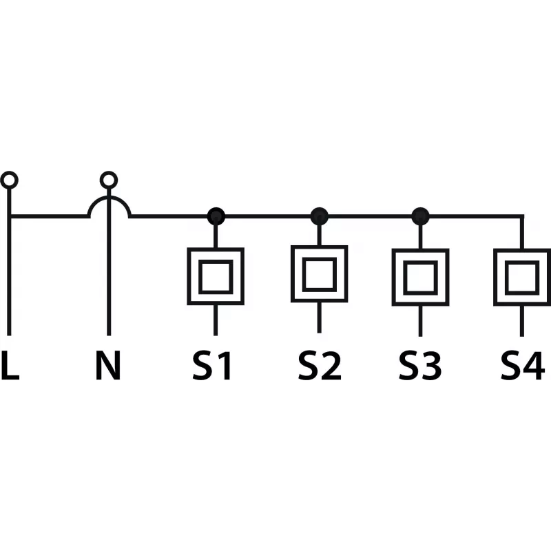 OXT Mini modul scénického ovládača 12 akcií 230V ZigBee TUYA T254