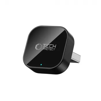 TECH-PROTECT ULTRABOOST CA01 Apple CarPlay / Android Auto adaptér USB Bluetooth 5.4 matná čierna