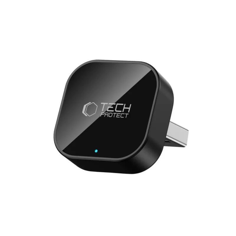 TECH-PROTECT ULTRABOOST CA01 Apple CarPlay / Android Auto adaptér USB Bluetooth 5.4 matná čierna