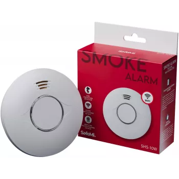 SAFEMI SHS-10W WiFi hlásič dymu, 3 roky záruka