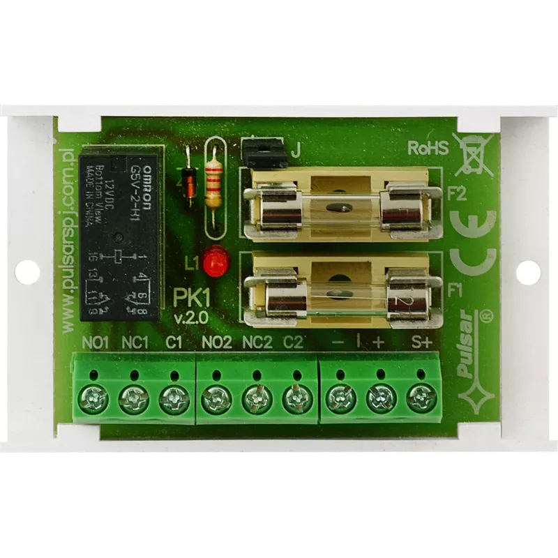 PULSAR AWZ513 reléový modul SPDT 2A 10-30V DC DIN lišta