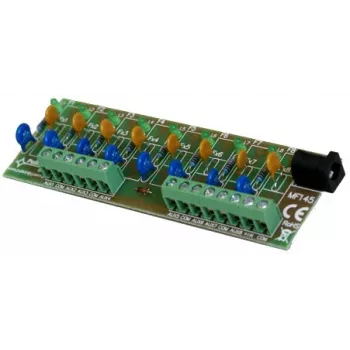 PULSAR AWZ579 poistkový modul 16-kanálový 1A sklenené poistky