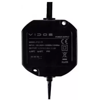 VIDOS P12/15 napájací zdroj 12V 1,5A DIN lišta
