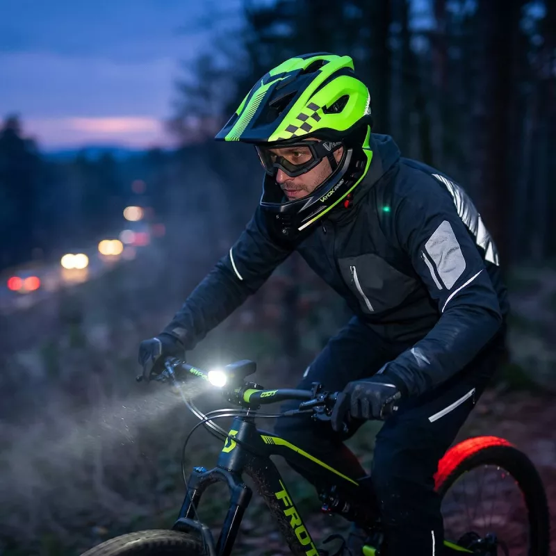 Vayox VA0421GM enduro prilba zelená veľkosť M