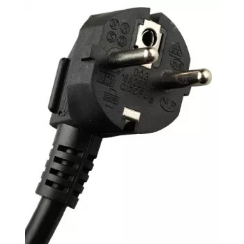 GETFORT LGF-06-Z 19-palcová 1U 6-násobná Schuko napájacia rozvodnica (PDU) - 1,8 m kábel, 16 A, 230 V, čierna