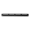 GETFORT PGF-5EUTP24-B4 Cat.5e UTP 24-portový patch panel 1U 19 palcov rackmont čierny