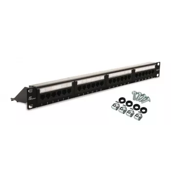 GETFORT PGF-6UTP24-B4 patch panel UTP Cat.6 24 port 1U čierny