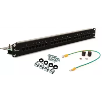 GETFORT PGF-5EUTP24-B5 Cat.5e UTP 24-portový patch panel 1U 19-palcový čierny