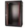 GETFORT 19 palcov CALI nástenné puzdro 18U 600x600mm čierne