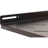 Getfort 60cm pevná polica do racku 1U 19 inch čierna 20kg