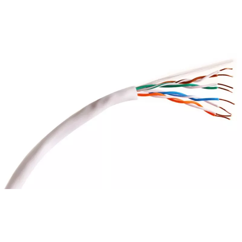 GETFORT Cat.5e U/UTP PVC sieťový kábel 305m (1000ft) - sivý