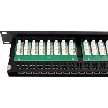 GETFORT PGF-5EUTP48-B9 patch panel UTP Cat.5e 48 port 2U 19